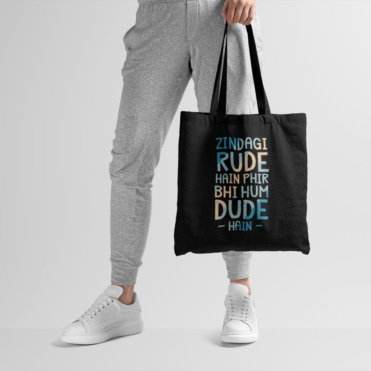 Hum Dude Hai Canvas Tote Bag